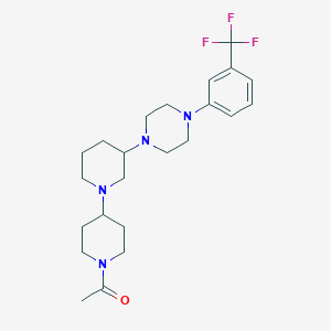 1'-acetyl-3-{4-[3-(trifluoromethyl)phenyl]-1-piperazinyl}-1,4'-bipiperidine