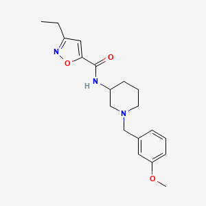 3-ethyl-N-[1-(3-methoxybenzyl)-3-piperidinyl]-5-isoxazolecarboxamide