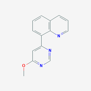 8-(6-methoxy-4-pyrimidinyl)quinoline