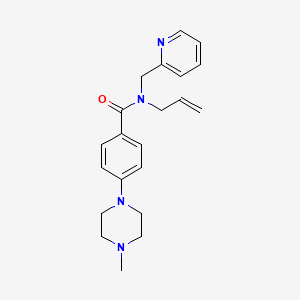 N-allyl-4-(4-methylpiperazin-1-yl)-N-(pyridin-2-ylmethyl)benzamide