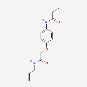 N-{4-[2-(allylamino)-2-oxoethoxy]phenyl}propanamide