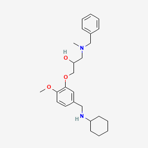 1-[benzyl(methyl)amino]-3-{5-[(cyclohexylamino)methyl]-2-methoxyphenoxy}-2-propanol