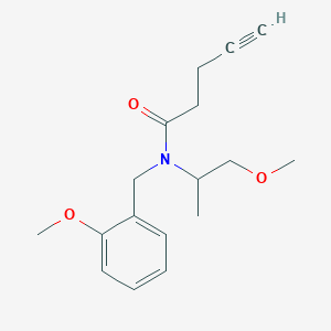 N-(2-methoxybenzyl)-N-(2-methoxy-1-methylethyl)pent-4-ynamide