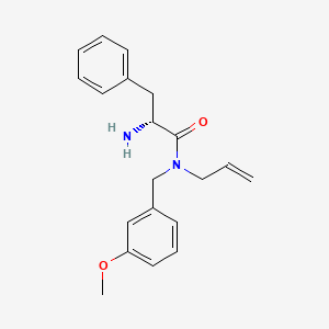 N-allyl-N-(3-methoxybenzyl)-D-phenylalaninamide hydrochloride