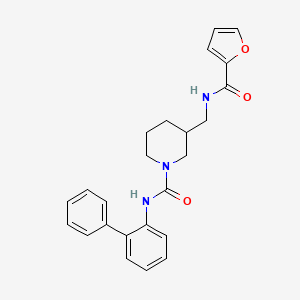 N-2-biphenylyl-3-[(2-furoylamino)methyl]-1-piperidinecarboxamide