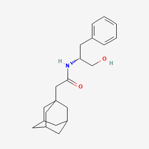 2-(1-adamantyl)-N-[(1R)-1-benzyl-2-hydroxyethyl]acetamide