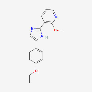 3-[4-(4-ethoxyphenyl)-1H-imidazol-2-yl]-2-methoxypyridine