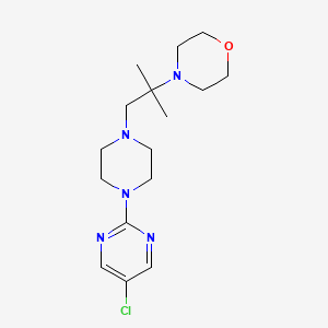 4-{2-[4-(5-chloropyrimidin-2-yl)piperazin-1-yl]-1,1-dimethylethyl}morpholine