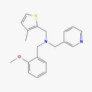 (2-methoxybenzyl)[(3-methyl-2-thienyl)methyl](pyridin-3-ylmethyl)amine