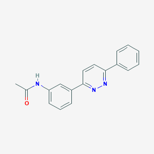 N-[3-(6-phenyl-3-pyridazinyl)phenyl]acetamide