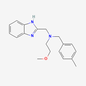 (1H-benzimidazol-2-ylmethyl)(2-methoxyethyl)(4-methylbenzyl)amine