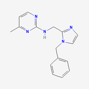 N-[(1-benzyl-1H-imidazol-2-yl)methyl]-4-methyl-2-pyrimidinamine