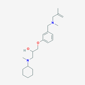 1-[cyclohexyl(methyl)amino]-3-(3-{[methyl(2-methyl-2-propen-1-yl)amino]methyl}phenoxy)-2-propanol