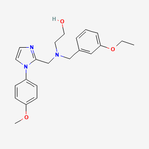 2-((3-ethoxybenzyl){[1-(4-methoxyphenyl)-1H-imidazol-2-yl]methyl}amino)ethanol