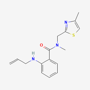 2-(allylamino)-N-methyl-N-[(4-methyl-1,3-thiazol-2-yl)methyl]benzamide