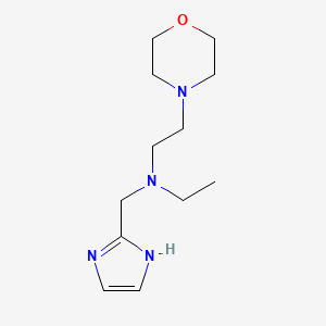 N-ethyl-N-(1H-imidazol-2-ylmethyl)-2-morpholin-4-ylethanamine