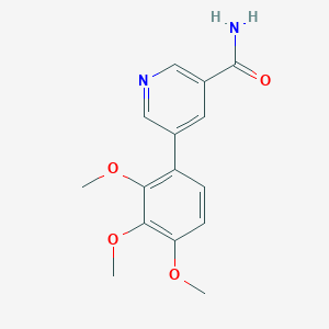 molecular formula C15H16N2O4 B4252967 5-(2,3,4-trimethoxyphenyl)nicotinamide 