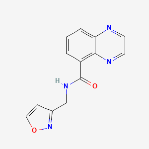 N-(3-isoxazolylmethyl)-5-quinoxalinecarboxamide