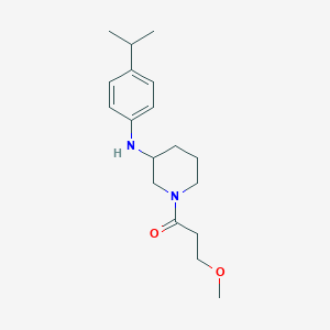 N-(4-isopropylphenyl)-1-(3-methoxypropanoyl)-3-piperidinamine