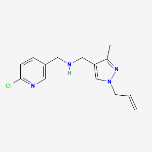 1-(1-allyl-3-methyl-1H-pyrazol-4-yl)-N-[(6-chloropyridin-3-yl)methyl]methanamine