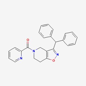 3-(diphenylmethyl)-5-(2-pyridinylcarbonyl)-4,5,6,7-tetrahydroisoxazolo[4,5-c]pyridine