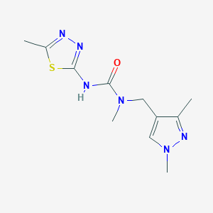 N-[(1,3-dimethyl-1H-pyrazol-4-yl)methyl]-N-methyl-N'-(5-methyl-1,3,4-thiadiazol-2-yl)urea