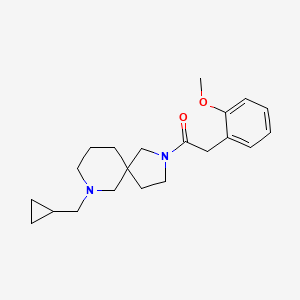 7-(cyclopropylmethyl)-2-[(2-methoxyphenyl)acetyl]-2,7-diazaspiro[4.5]decane