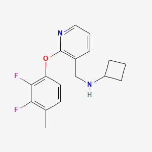 N-{[2-(2,3-difluoro-4-methylphenoxy)-3-pyridinyl]methyl}cyclobutanamine