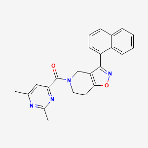 5-[(2,6-dimethyl-4-pyrimidinyl)carbonyl]-3-(1-naphthyl)-4,5,6,7-tetrahydroisoxazolo[4,5-c]pyridine