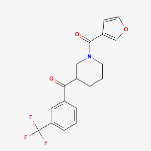 [1-(3-furoyl)-3-piperidinyl][3-(trifluoromethyl)phenyl]methanone