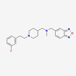 (2,1,3-benzoxadiazol-5-ylmethyl)({1-[2-(3-fluorophenyl)ethyl]-4-piperidinyl}methyl)methylamine