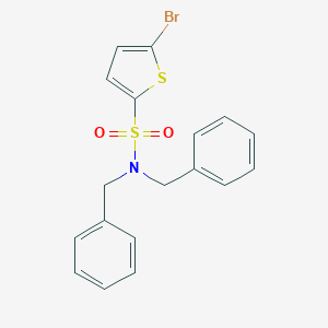 molecular formula C18H16BrNO2S2 B425367 N,N-dibenzyl-5-bromothiophene-2-sulfonamide 
