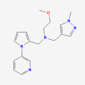 (2-methoxyethyl)[(1-methyl-1H-pyrazol-4-yl)methyl][(1-pyridin-3-yl-1H-pyrrol-2-yl)methyl]amine