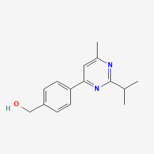 [4-(2-isopropyl-6-methyl-4-pyrimidinyl)phenyl]methanol