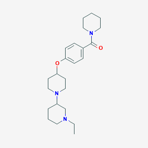 1'-ethyl-4-[4-(1-piperidinylcarbonyl)phenoxy]-1,3'-bipiperidine