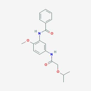 N-{5-[(isopropoxyacetyl)amino]-2-methoxyphenyl}benzamide