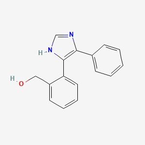 [2-(4-phenyl-1H-imidazol-5-yl)phenyl]methanol