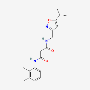 N-(2,3-dimethylphenyl)-N'-[(5-isopropylisoxazol-3-yl)methyl]malonamide