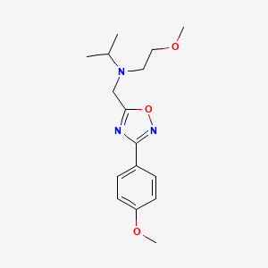 N-(2-methoxyethyl)-N-{[3-(4-methoxyphenyl)-1,2,4-oxadiazol-5-yl]methyl}-2-propanamine