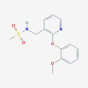 N-{[2-(2-methoxyphenoxy)-3-pyridinyl]methyl}methanesulfonamide