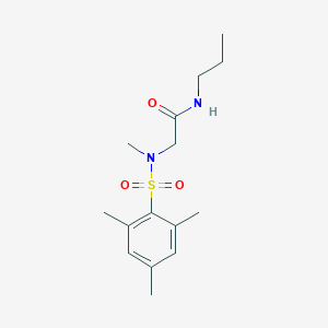 2-[(mesitylsulfonyl)(methyl)amino]-N-propylacetamide