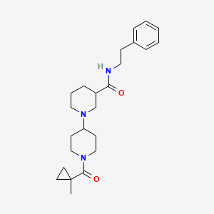 1'-[(1-methylcyclopropyl)carbonyl]-N-(2-phenylethyl)-1,4'-bipiperidine-3-carboxamide