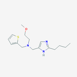 N-[(2-butyl-1H-imidazol-4-yl)methyl]-2-methoxy-N-(2-thienylmethyl)ethanamine