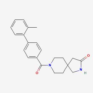 molecular formula C22H24N2O2 B4254799 8-[(2'-methylbiphenyl-4-yl)carbonyl]-2,8-diazaspiro[4.5]decan-3-one 