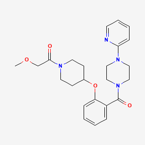 1-(2-{[1-(methoxyacetyl)-4-piperidinyl]oxy}benzoyl)-4-(2-pyridinyl)piperazine