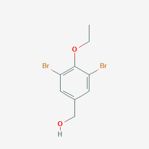 molecular formula C9H10Br2O2 B425486 (3,5-Dibromo-4-ethoxyphenyl)methanol CAS No. 664319-02-2