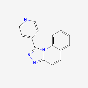molecular formula C15H10N4 B4255090 1-(4-pyridinyl)[1,2,4]triazolo[4,3-a]quinoline 