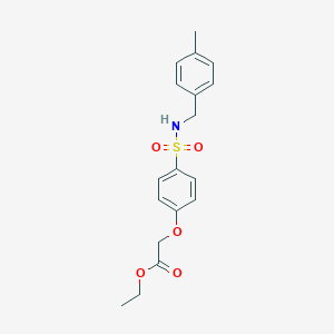 Ethyl (4-{[(4-methylbenzyl)amino]sulfonyl}phenoxy)acetate