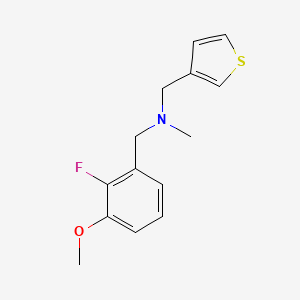 (2-fluoro-3-methoxybenzyl)methyl(3-thienylmethyl)amine