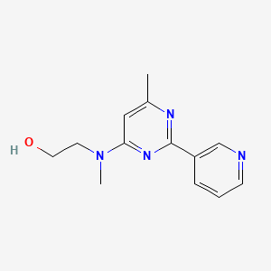 2-[methyl(6-methyl-2-pyridin-3-ylpyrimidin-4-yl)amino]ethanol